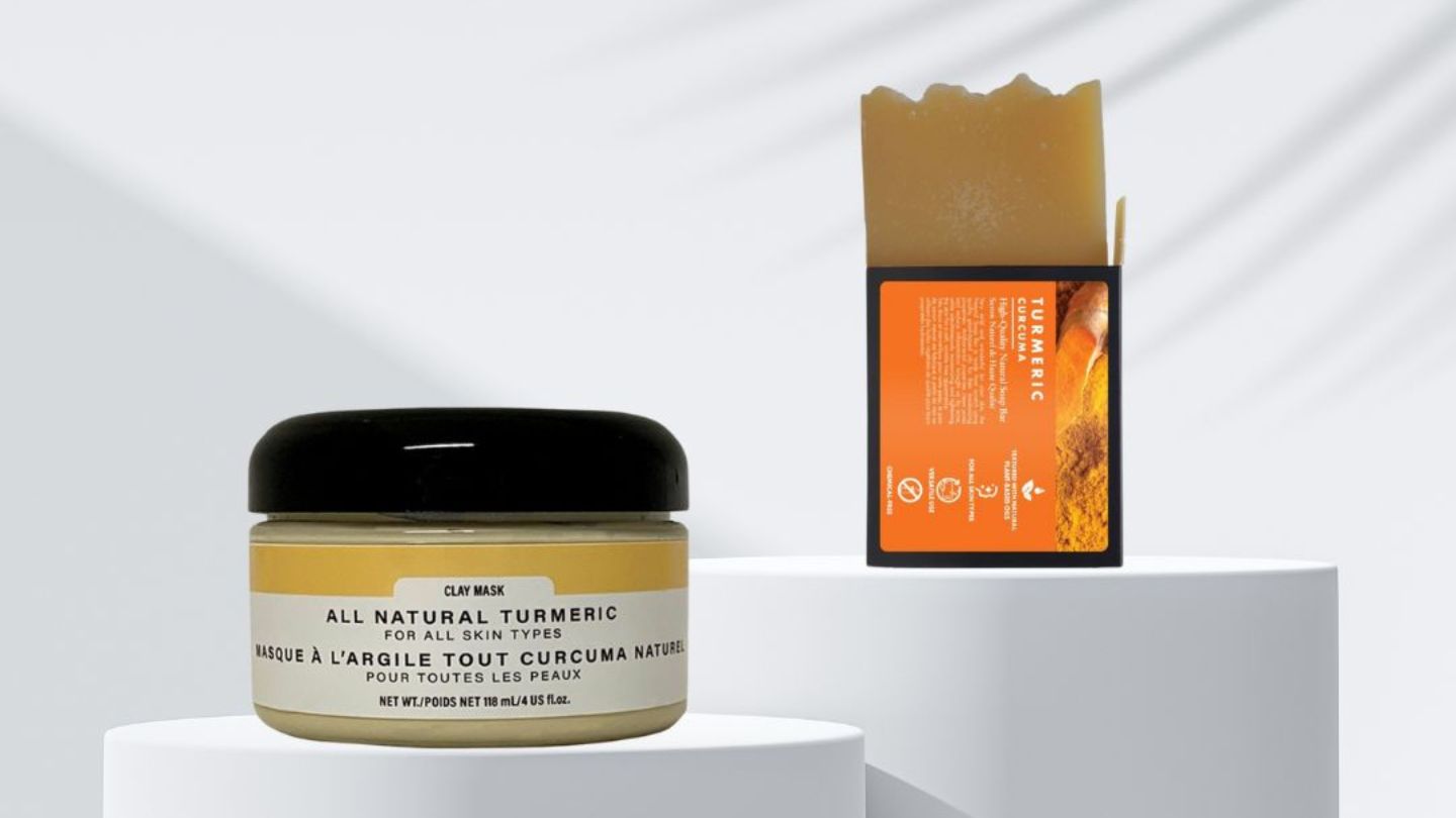 Turmeric soap and turmeric mask