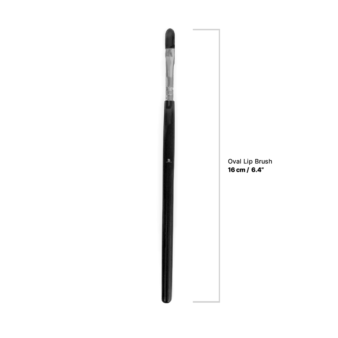 Oval vegan lip brush