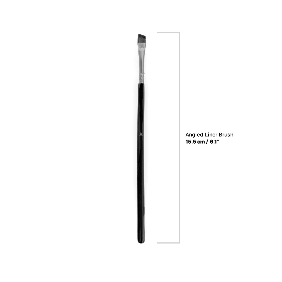 Angled vegan liner brush