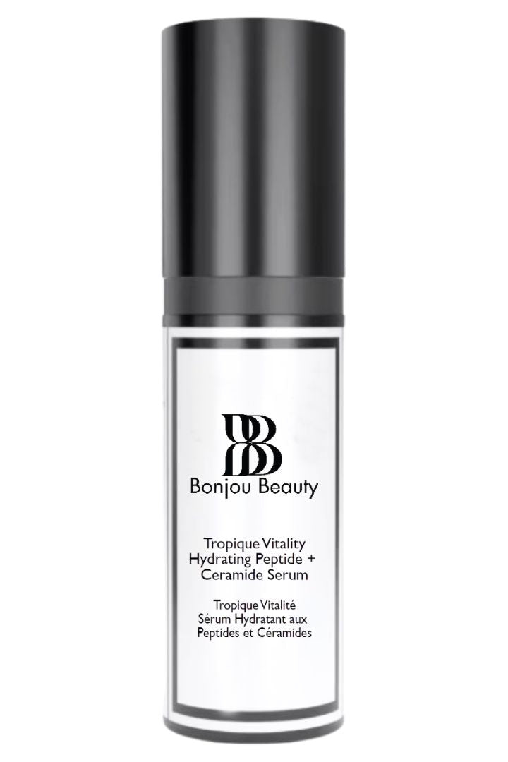 Bonjou Beauty serum bottle on a white background