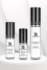 Set of skincare products from Bonjou Beauty on a white background