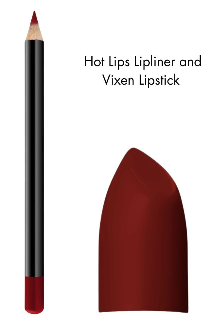 The Perfect Lip Kit Bundle Hot Lips Lipliner and Vixen Lipstick