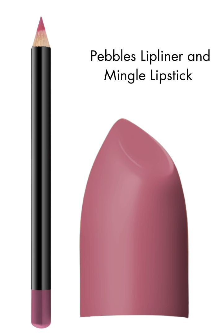 Pebbles Lipliner and Mingle Lipstick