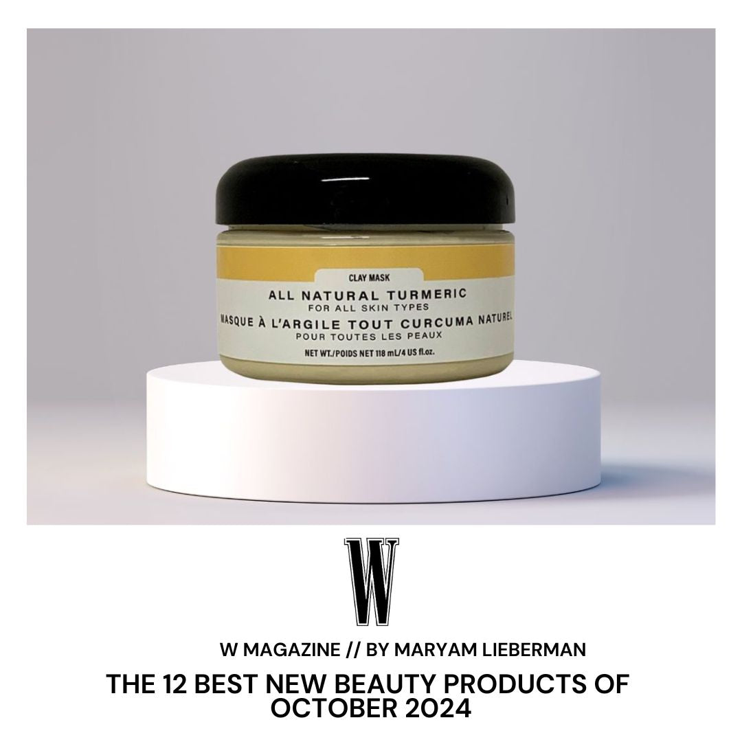 Turmeric Clay Mask in W Magazine's Top 12 Products of October 2024