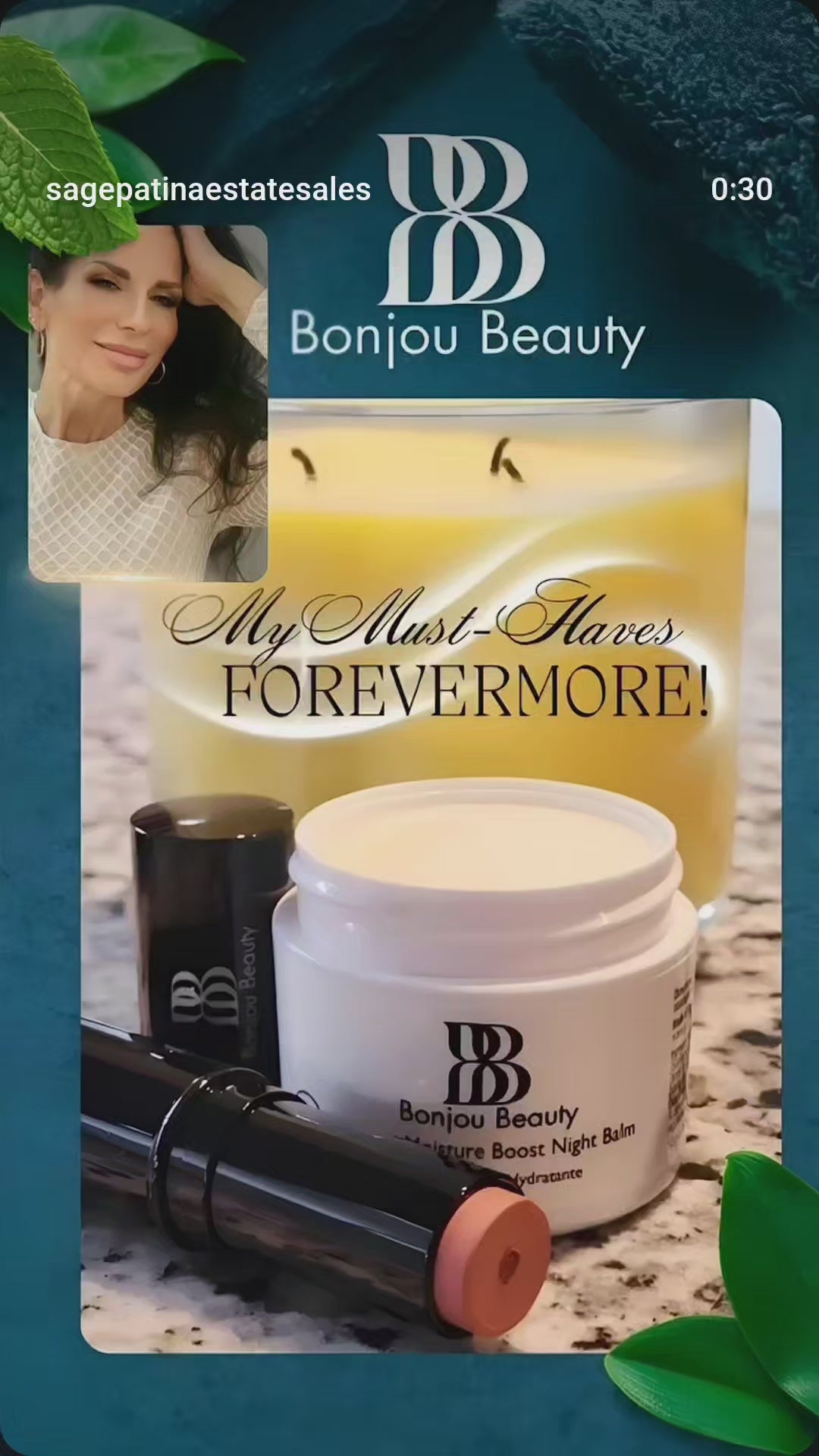 Customer video with Moisure Boost Night Balm and 3 in 1 Beauty Stix