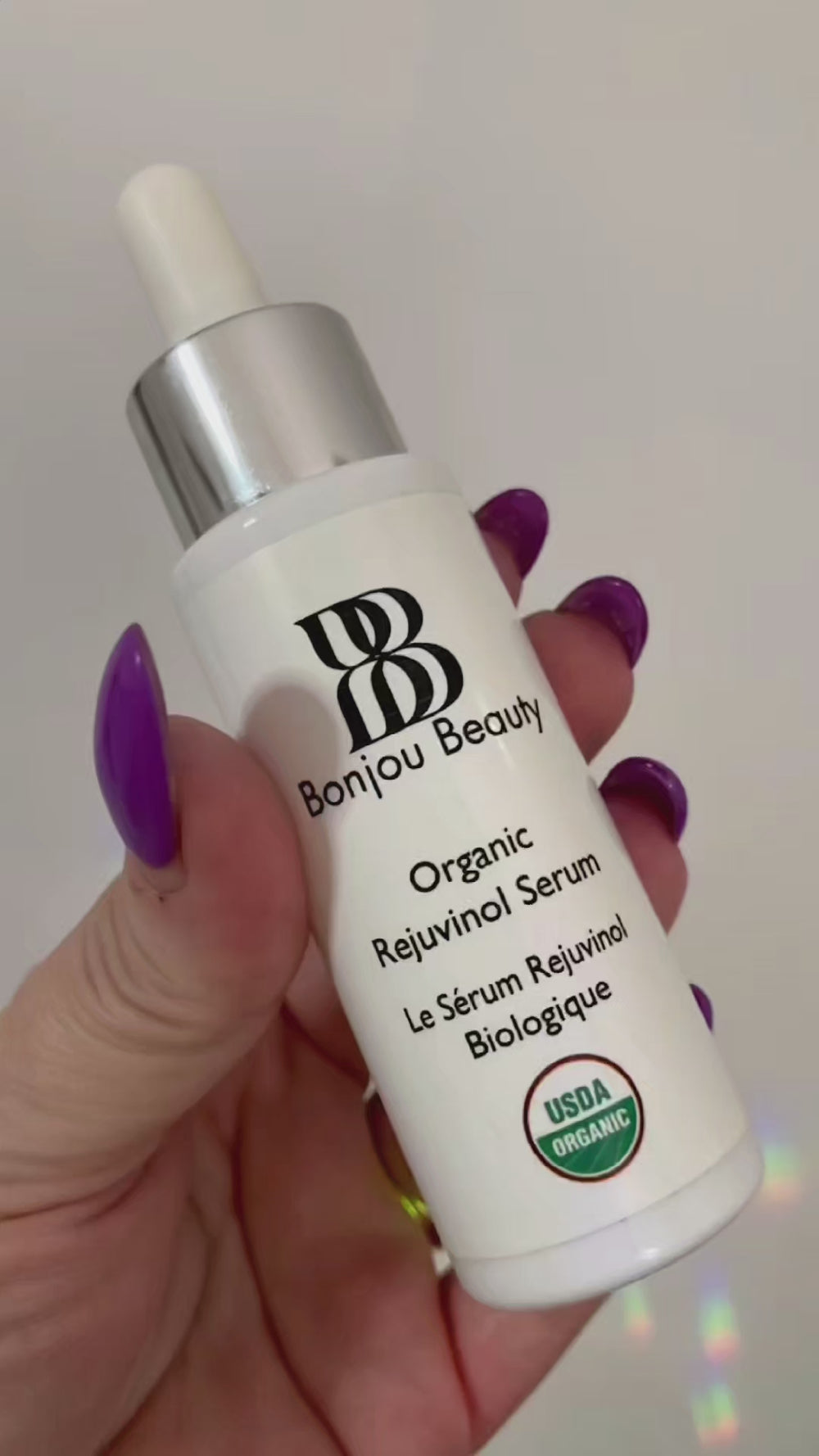 UGC Video for Rejuvinol organic retinol serum